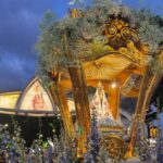Nossa Senhora de Nazaré em berlinda durante o Círio de Nazaré, em Belém do Pará