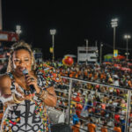 Margareth Menezes se apresenta no Trio da Cultura no circuito Barra Ondina no Carnaval 2026 ao lado de artistas convidados.