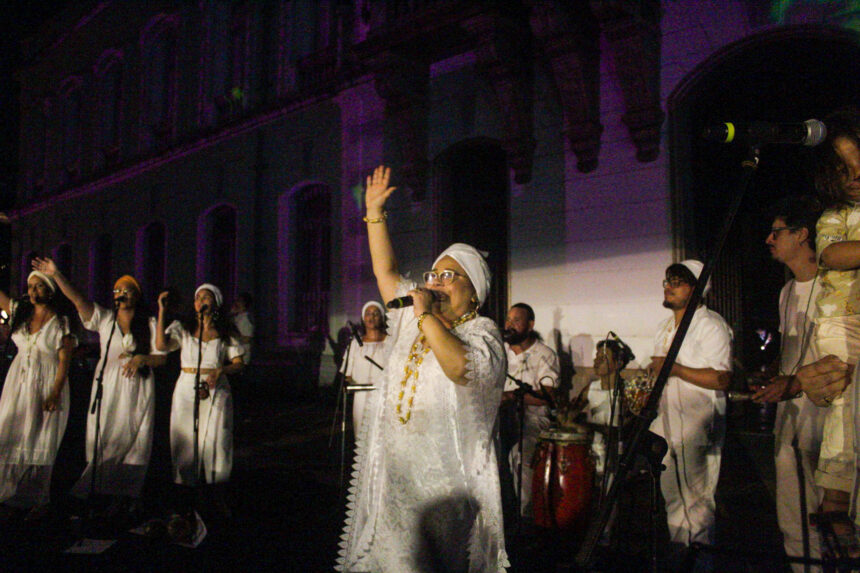 espetáculo Chamado das Águas