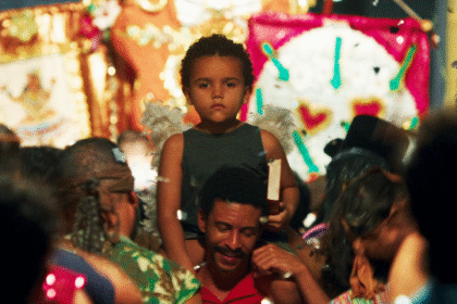 Sessão de cinema em festival