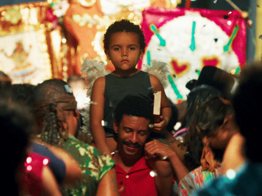 Sessão de cinema em festival