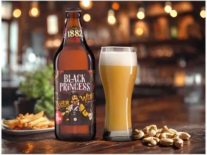 Black Princess Doctor Weiss, rótulo premiado no Concurso Brasileiro de Cervejas.