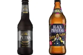 Garrafas de cerveja artesanal