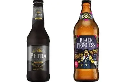 Garrafas de cerveja artesanal