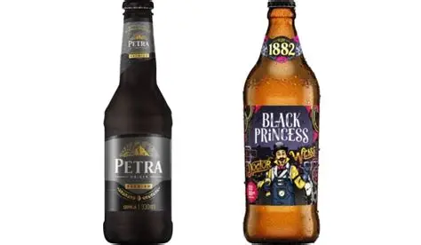 Garrafas de cerveja artesanal