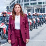 Governadora Hana Ghassan durante agenda institucional voltada ao fortalecimento de políticas de proteção e apoio às mulheres no Pará.