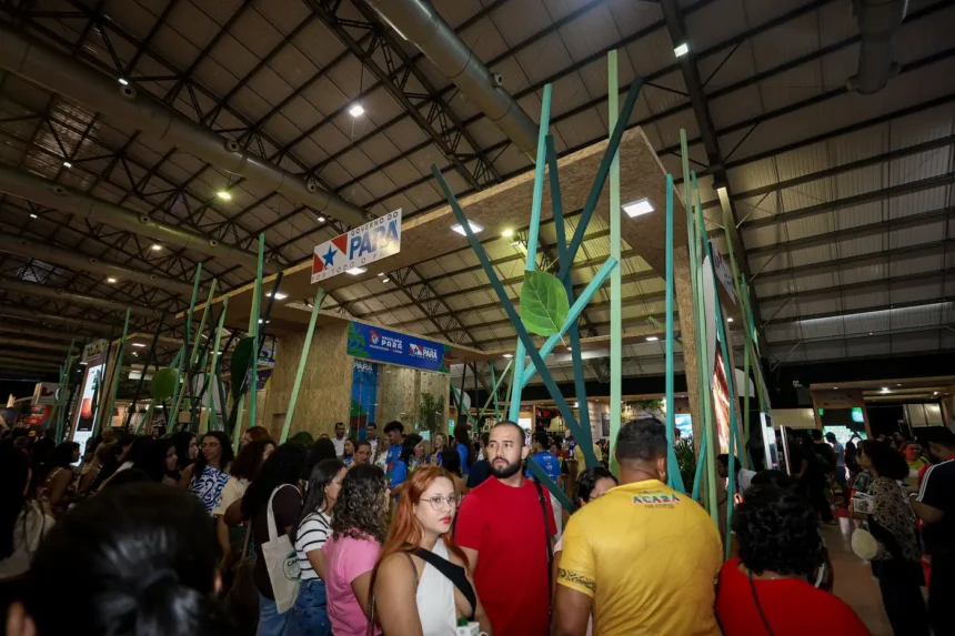 Estande do Governo do Estado do Pará, em Belém.