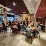 restaurante de Belém durante celebração do Dia das Mães.